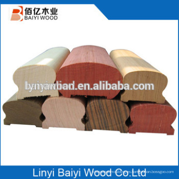 Venta caliente barandilla de roble rojo / barandilla de la escalera para la construcción Linyi China Baiyi Wood